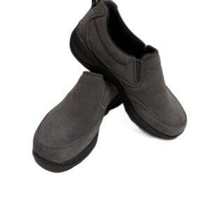 LL Bean Suede Slip On Loafers Casual Moccasin Shoes  Unisex Youth Size 4